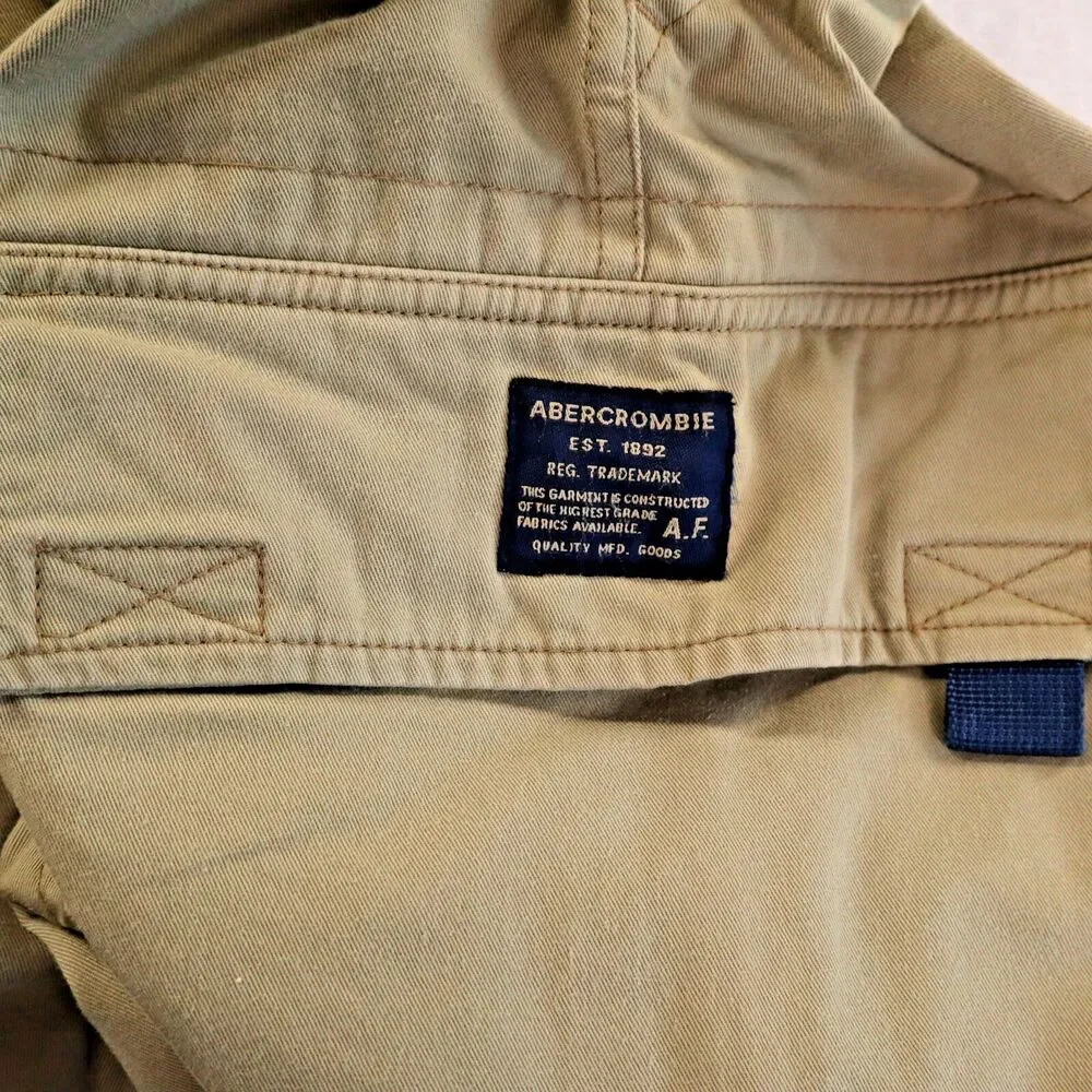 Abercrombie & Fitch Men's M Convertible Paratrooper Cargo Pants Y2K Baggy VTG - Picture 2 of 15